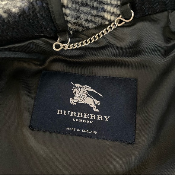 AUTHENTIC BURBERRY LONDON Plaid Check Hooded Toggle Duffle Coat - Picture 7 of 12